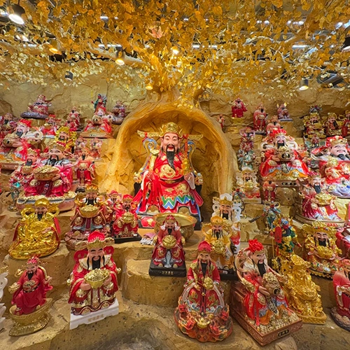 财神灵签神像