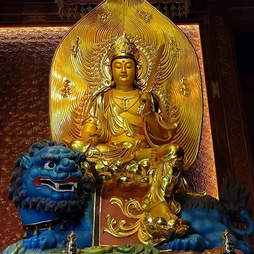 文殊菩薩靈籤神像